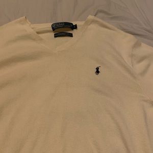 Polo white sweater